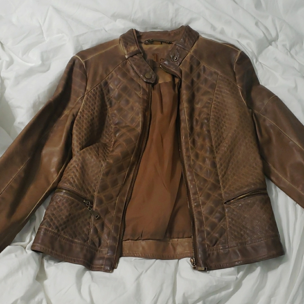 Leather jacket